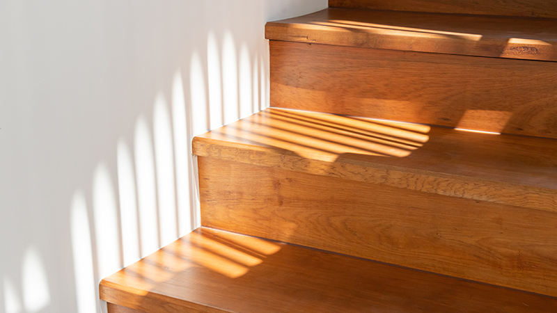 Photo d'un escalier 