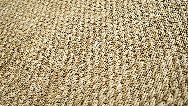 Photo d'un revêtement en fibres naturelles